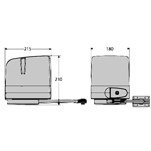 BFT Virgo 24V Dairesel Kanatlı Kapı Motoru (Kit Paket)